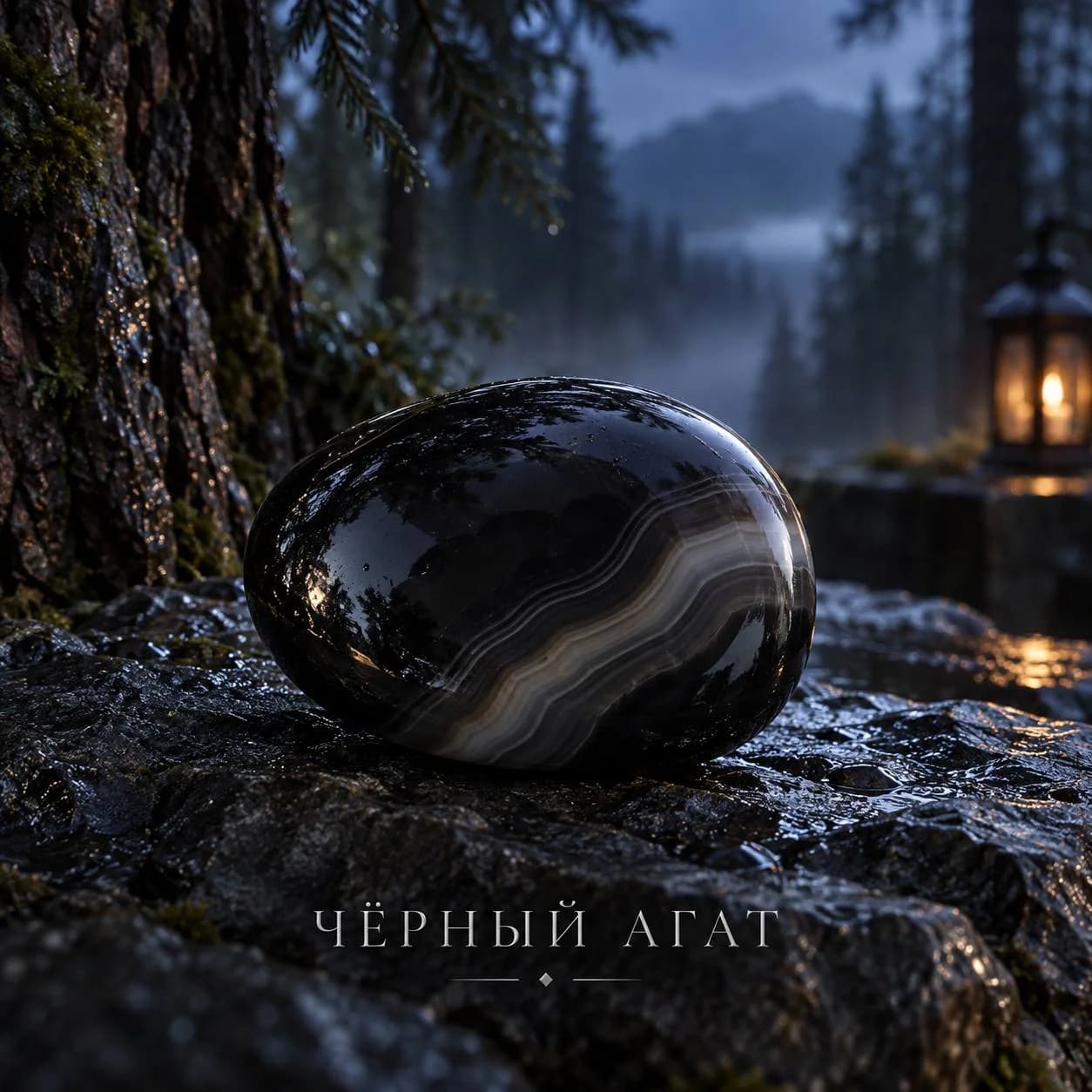 Чёрный агат